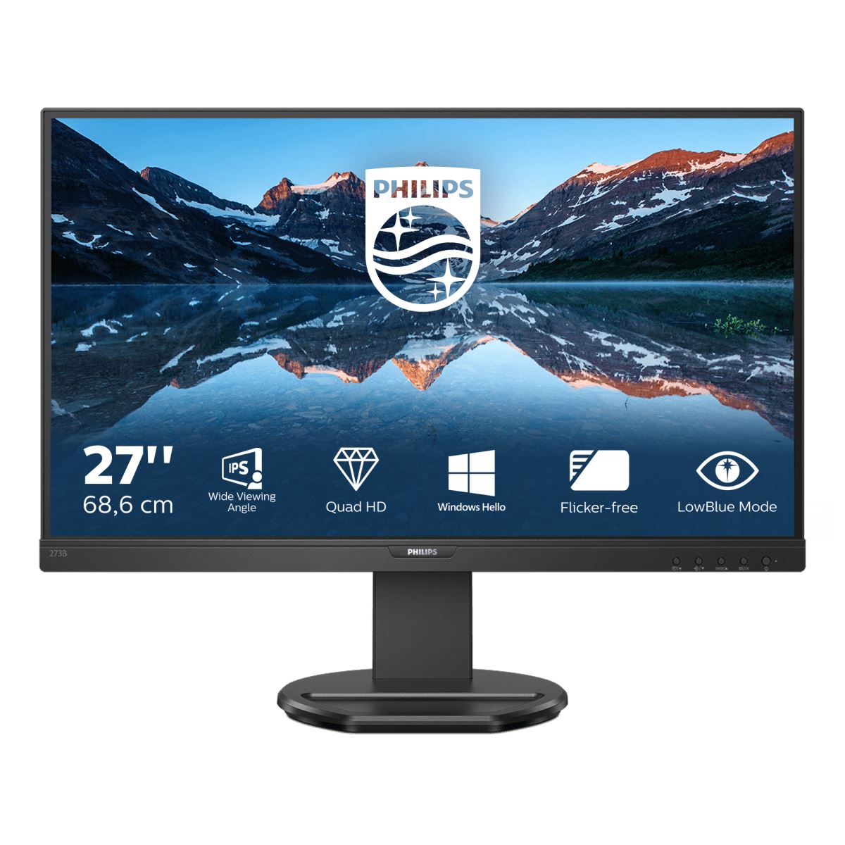 Philips B Line 276B9/00 LED display 68.6 cm (27") 2560 x 1440 pixels Quad HD Black Monitor