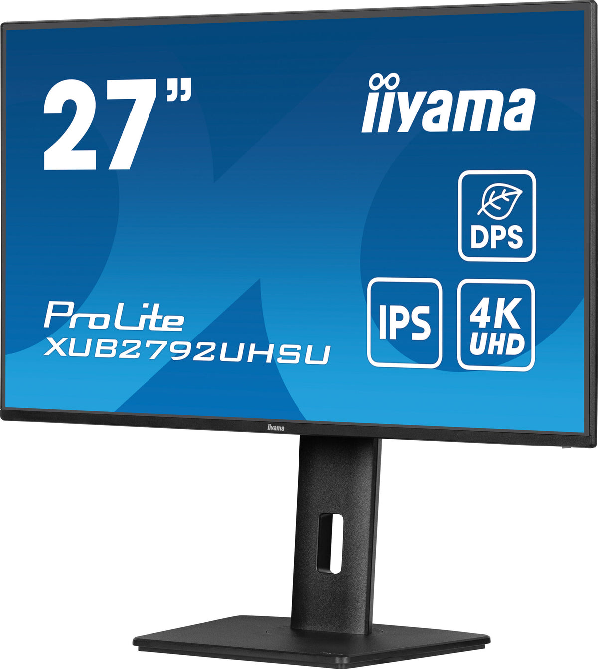iiyama ProLite XUB2792UHSU-B6 - 68.6 cm (27") - 3840 x 2160 pixels Dual UHD LED Monitor
