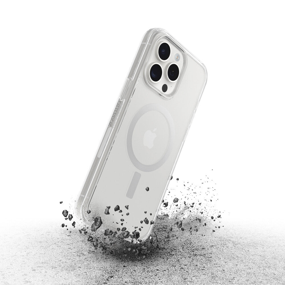 OtterBox Symmetry Series Clear with MagSafe for iPhone 15 Pro Max in Clear