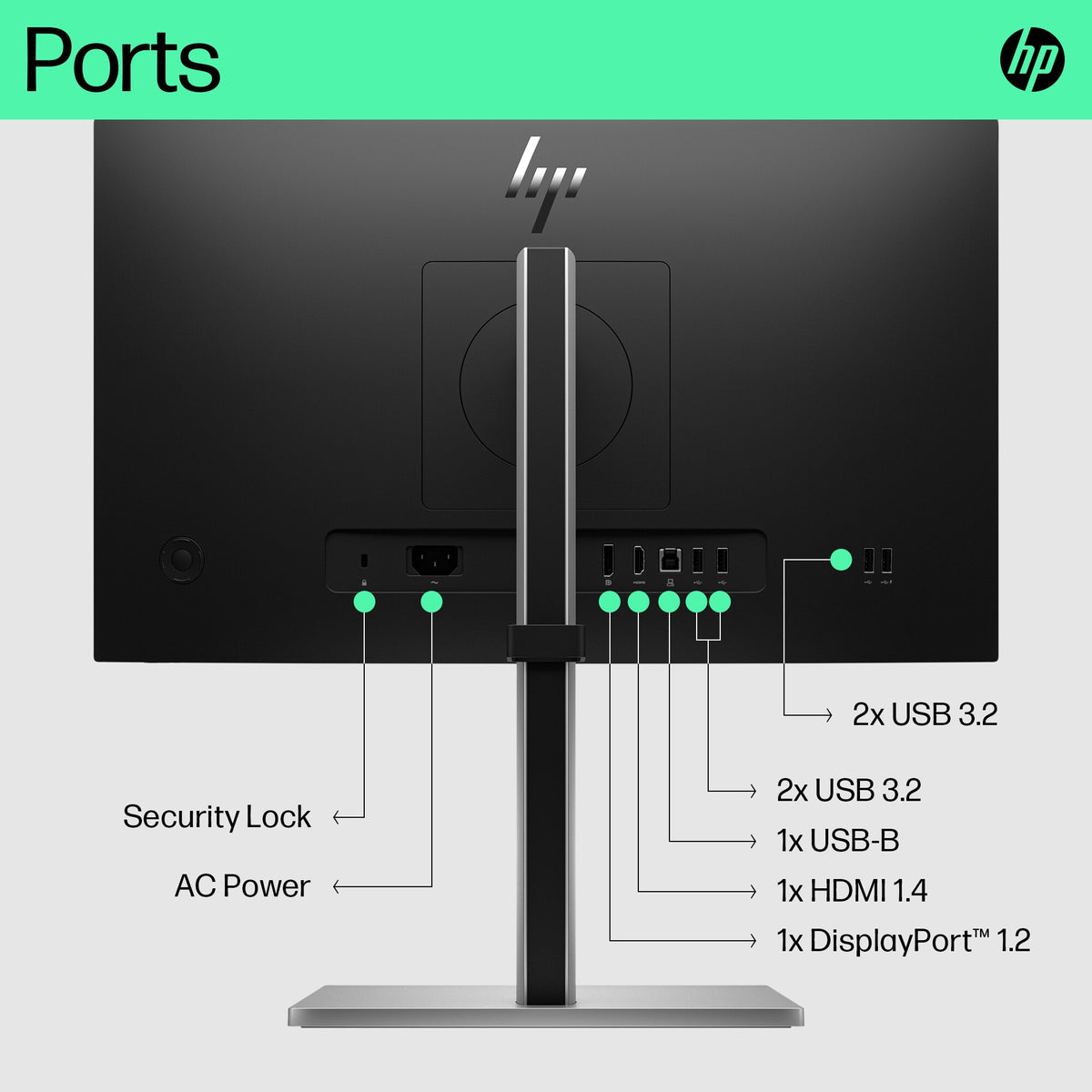 HP E-Series E22 G5 - 54.6 cm (21.5") - 1920 x 1080 pixels Full HD LED Monitor