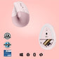 Logitech Lift Vertical Ergonomic Mouse in Pink