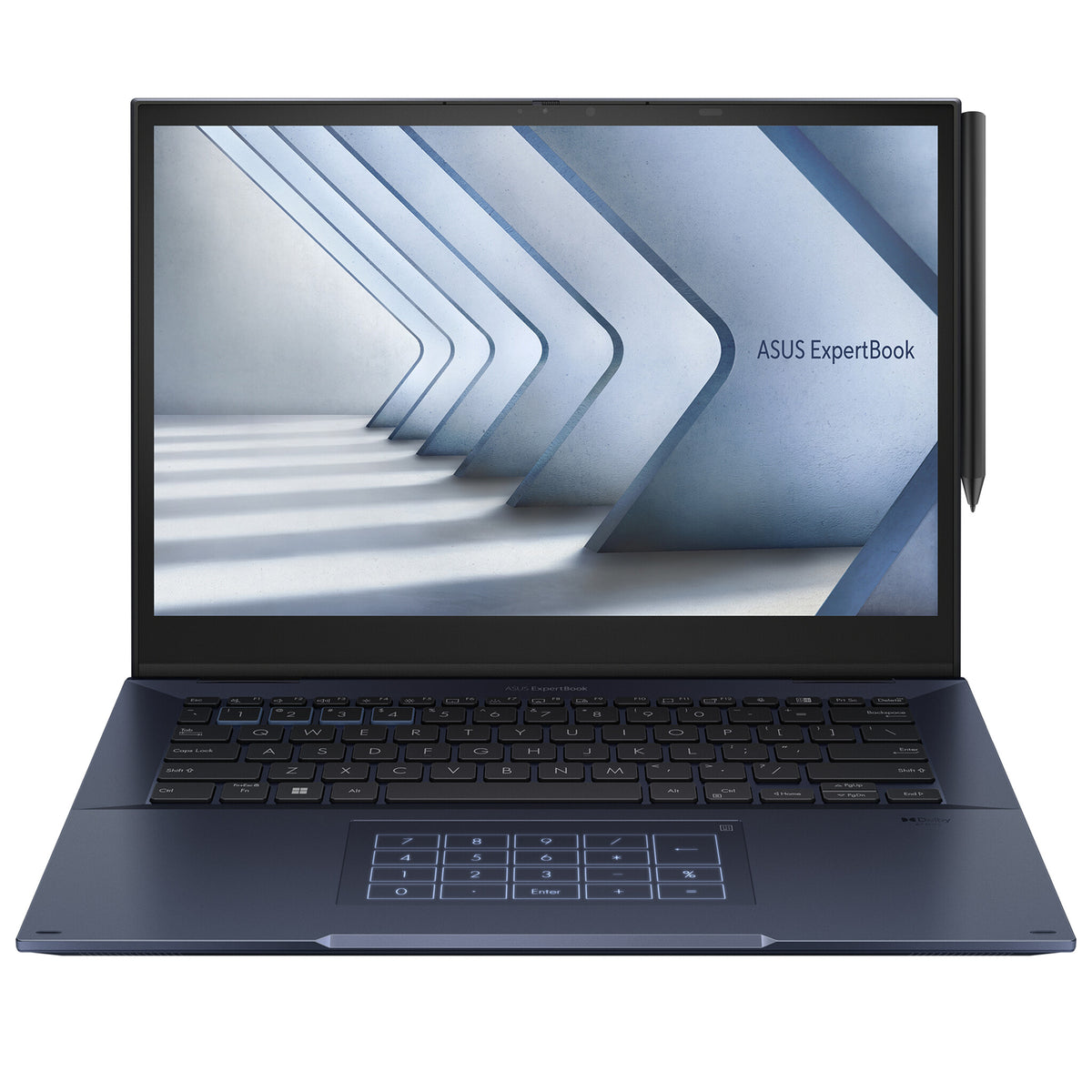 ASUS ExpertBook Hybrid (2-in-1) - 35.6 cm (14") - Touchscreen - Intel® Core™ i7-1195G7 - 16 GB DDR4-SDRAM - 512 GB SSD - Wi-Fi 6 - Windows 11 Pro - Black