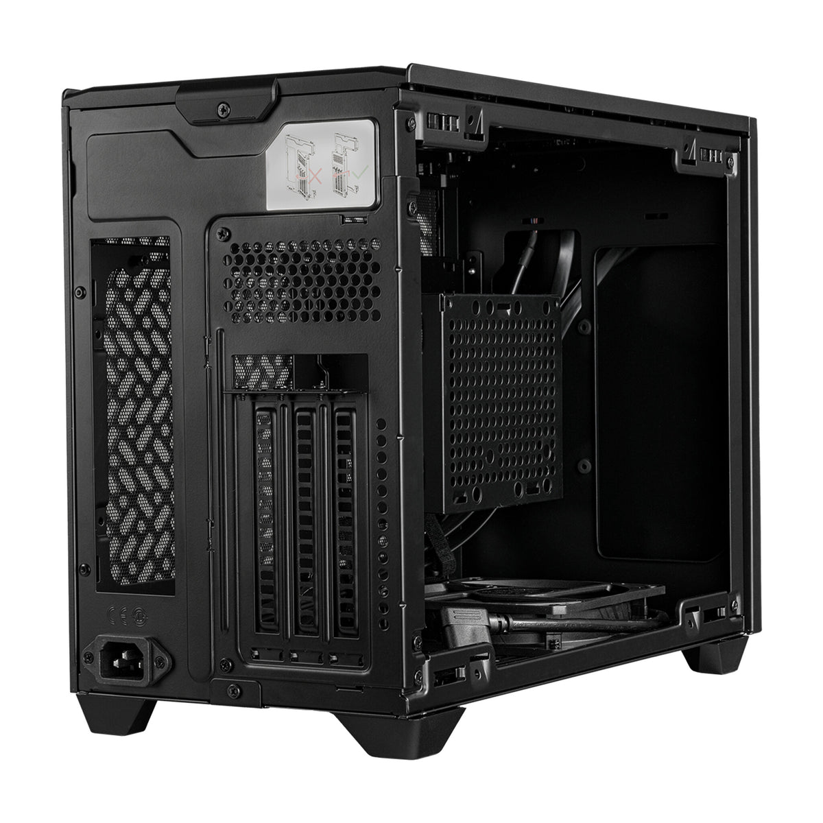 Cooler Master MasterBox NR200P V2 - Mini ITX Desktop Case in Black
