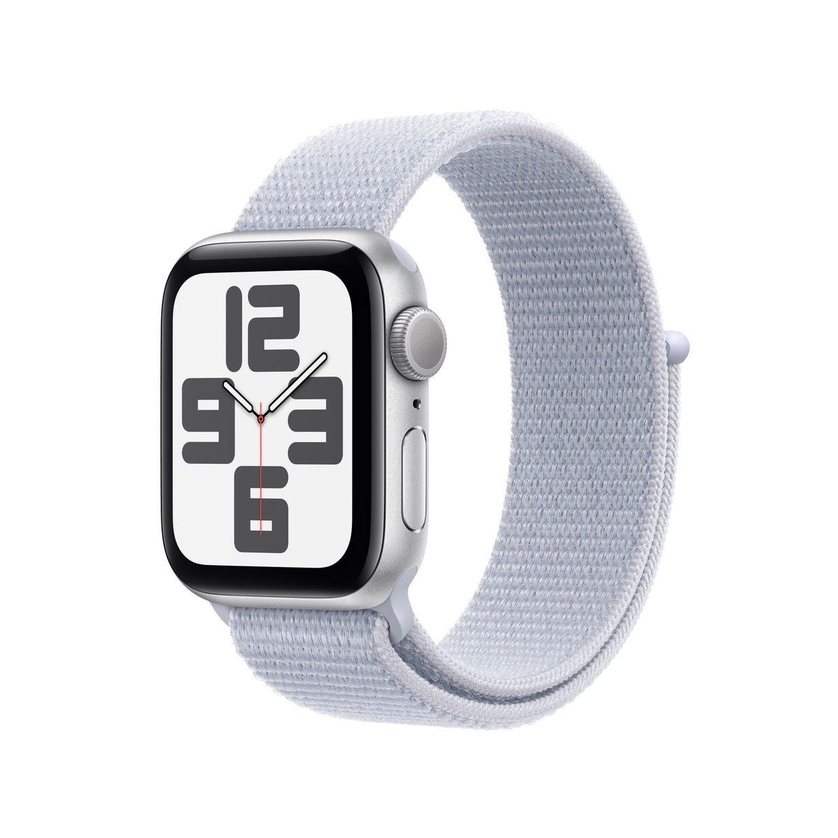 Apple Watch SE GPS - 40MM Silver Aluminium Case with Blue Cloud Sport Loop