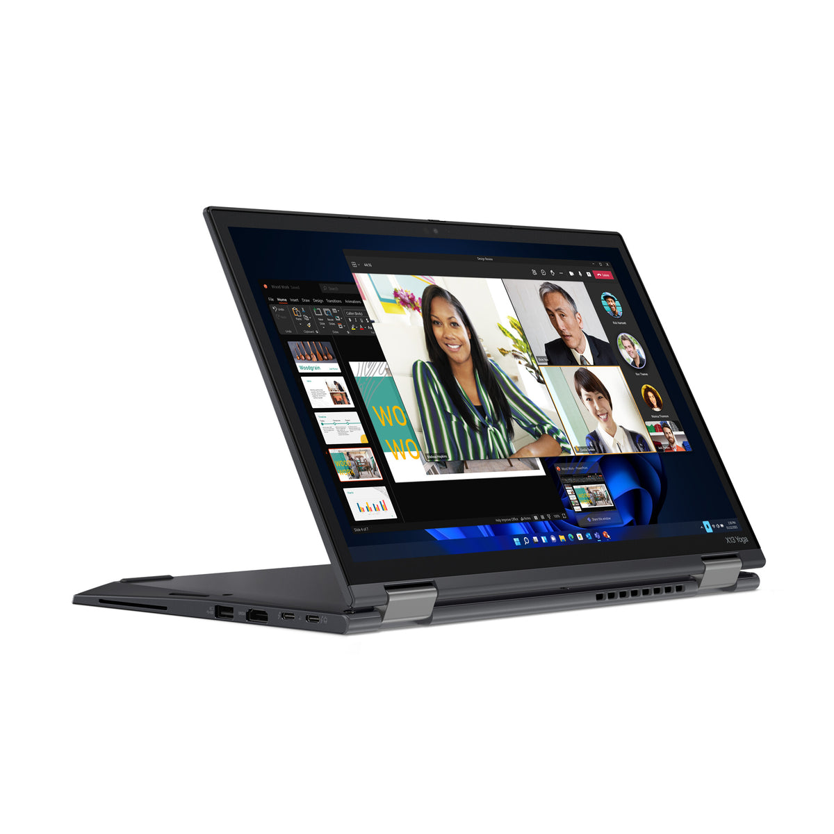 Lenovo ThinkPad X13 Yoga Gen 3 Hybrid (2-in-1) - 33.8 cm (13.3") - Touchscreen - Intel® Core™ i7-1255U - 16 GB LPDDR4x-SDRAM - 512 GB SSD - Wi-Fi 6E - Windows 11 Pro - Black