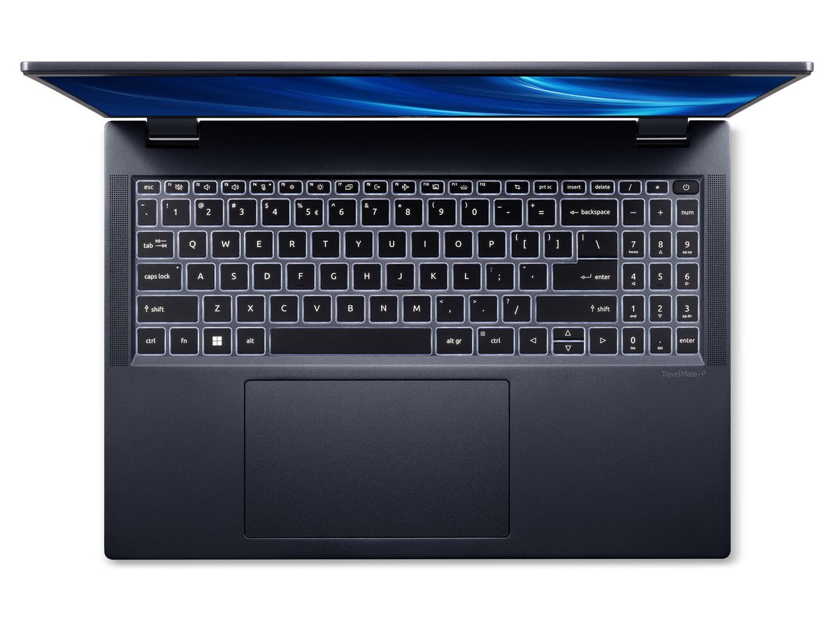 Acer TravelMate P4 TMP416-51 Laptop - 40.6 cm (16") - Intel® Core™ i7-1270P - 16 GB DDR4-SDRAM - 512 GB SSD - Wi-Fi 6E - Windows 11 Pro - Blue