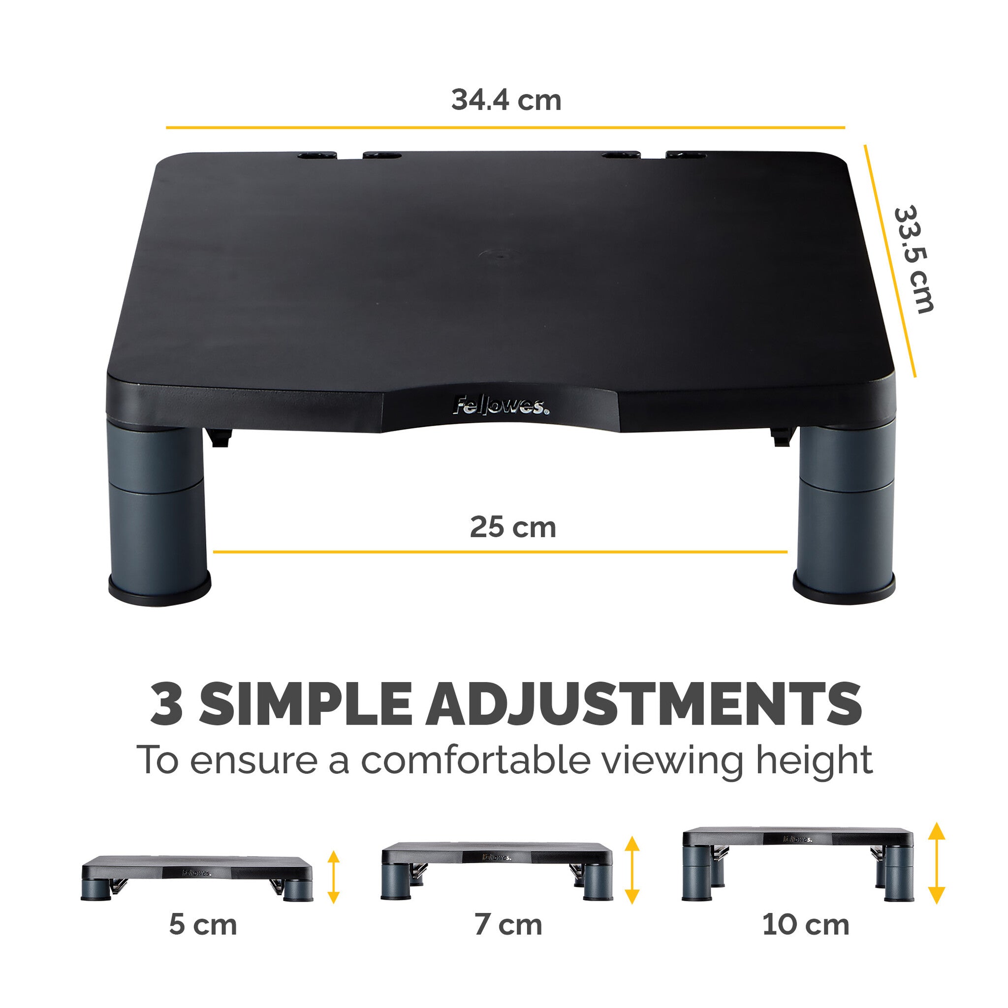 Fellowes 9169301 - Desk monitor riser - Clove Technology