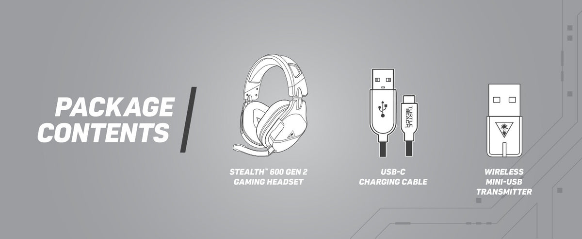 Turtle Beach Stealth 600 (2nd Gen) - USB Type-C Wired & Wireless Gaming Headset for PS4 / PS5 in White
