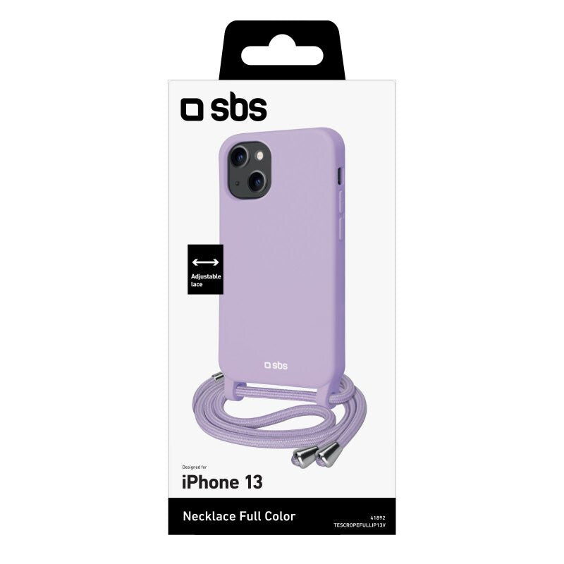 SBS Necklace mobile phone case for iPhone 13 in Violet