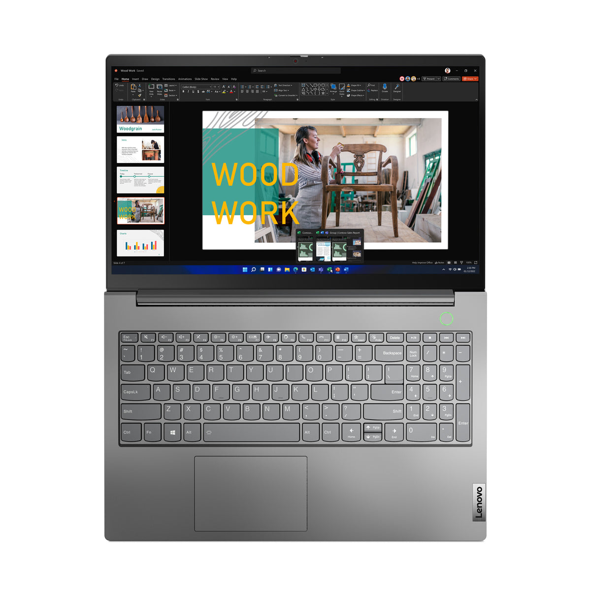 Lenovo ThinkBook 15 G4 IAP Laptop  - 39.6 cm (15.6&quot;) - Intel® Core™ i5-1235U - 8 GB DDR4-SDRAM - 256 GB SSD - Wi-Fi 6 - Windows 11 Pro - Grey