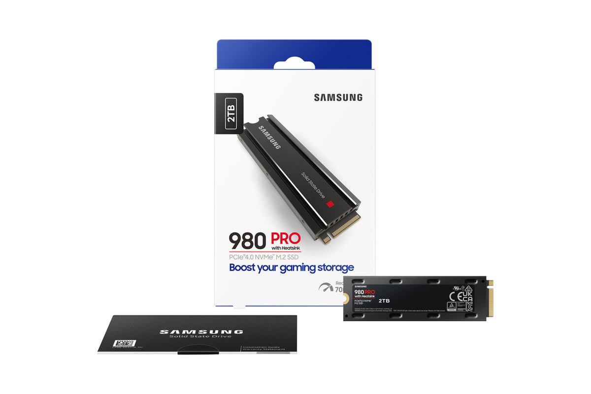 Samsung 980 Pro - PCI Express 4.0 V-NAND MLC NVMe M.2 SSD - 2 TB