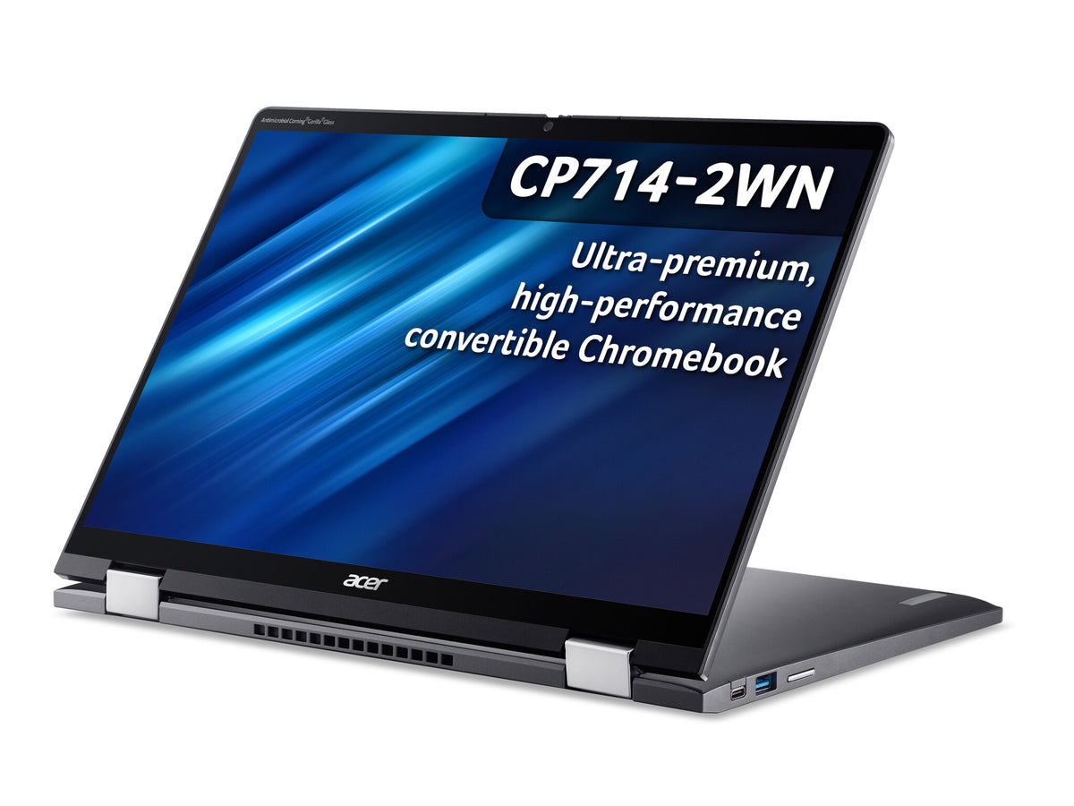 Acer Chromebook Spin 714 - 35.6 cm (14&quot;) - Touchscreen - Intel® Core i3-1315U - 8 GB LPDDR4x-SDRAM - 256 GB SSD - Wi-Fi 6E - Chrome OS - Grey
