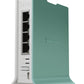 Mikrotik hAP ax lite - Gigabit Ethernet Single-band (2.4 GHz) wireless router in Green / White