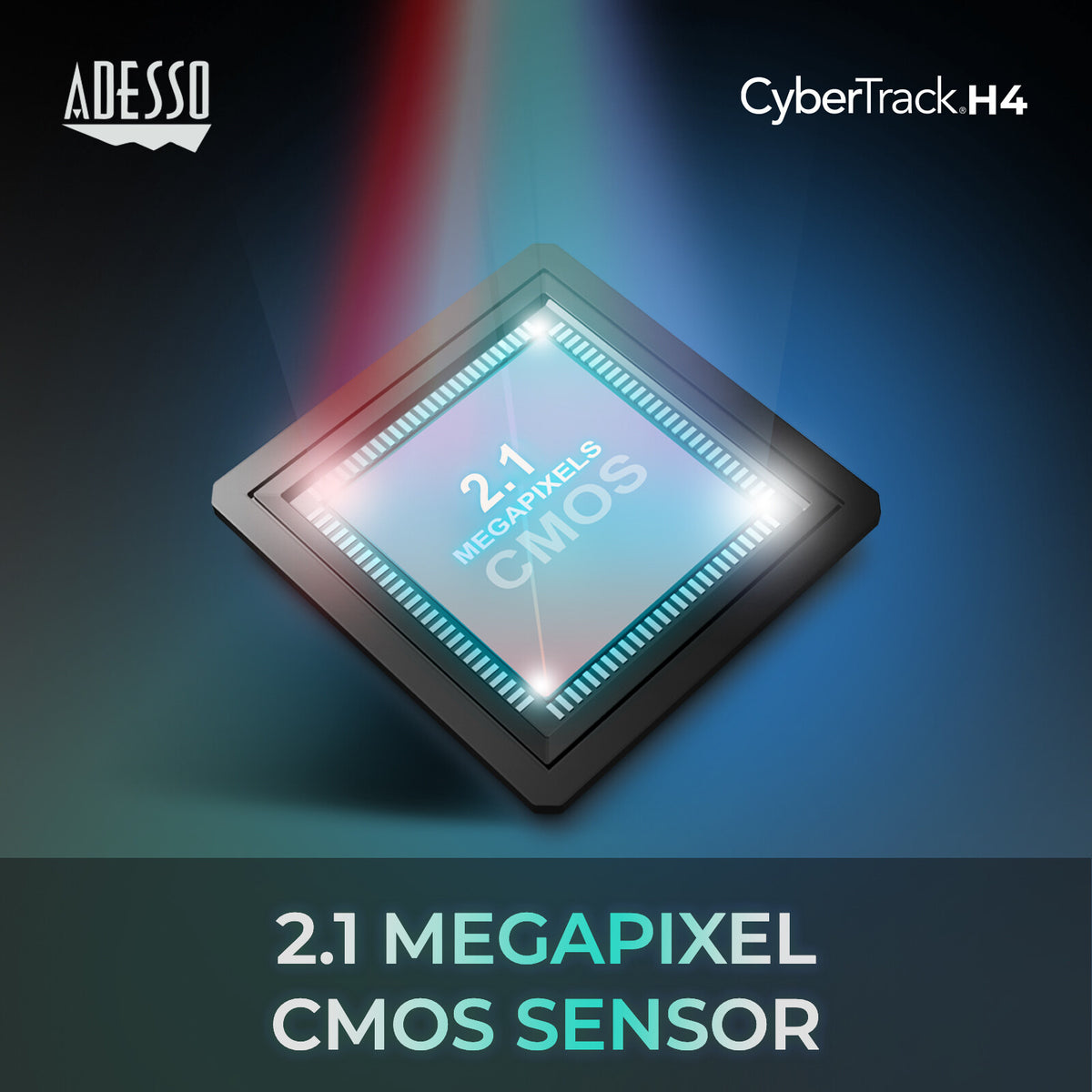 Adesso CyberTrack H4 - 2.1 MP 1920 x 1080 pixels USB webcam