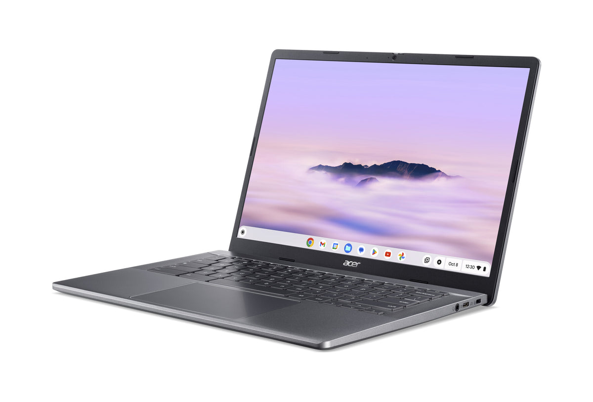 Acer Chromebook Plus 514 - 35.6 cm (14&quot;) - Touchscreen - AMD Ryzen™ 5-7520C - 8 GB LPDDR5x-SDRAM - 256 GB SSD - Wi-Fi 6E - ChromeOS - Grey