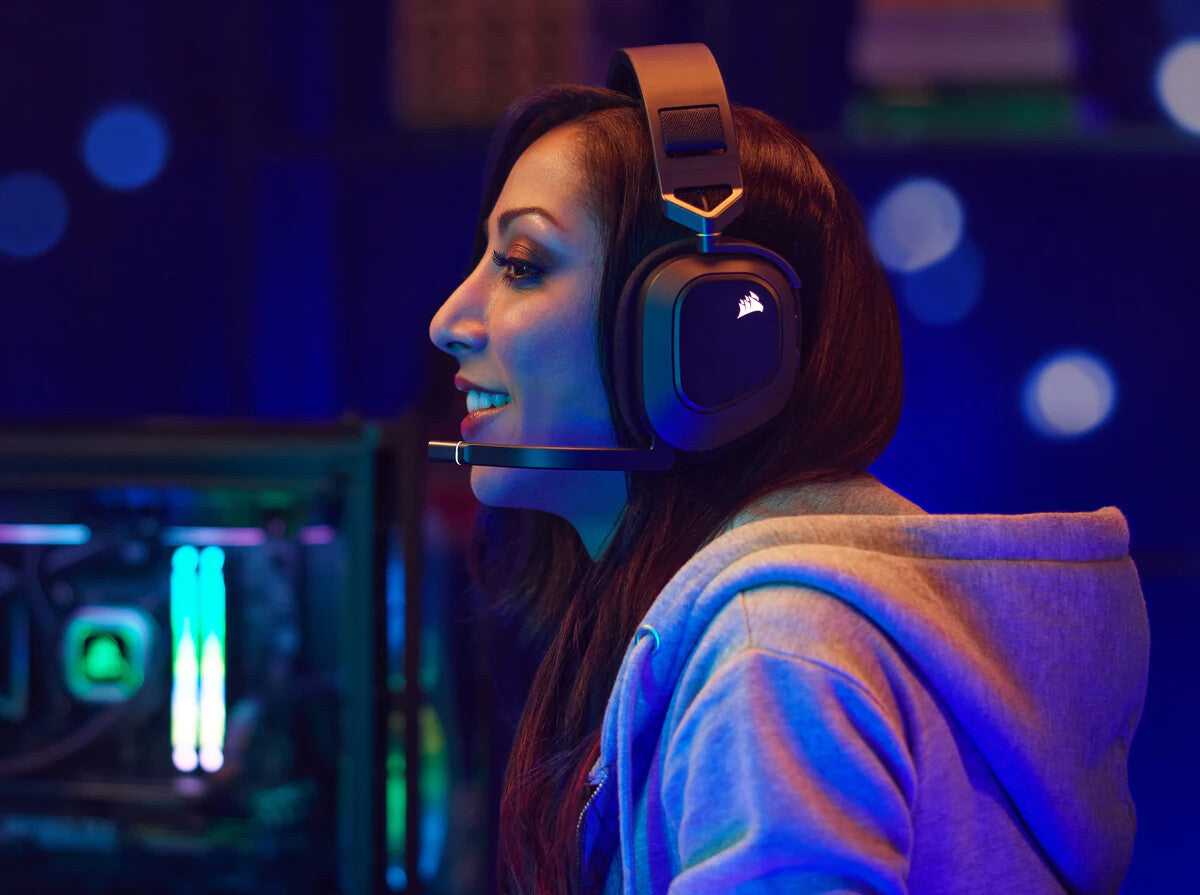 Corsair HS80 - Wireless Gaming RGB Headset in Black