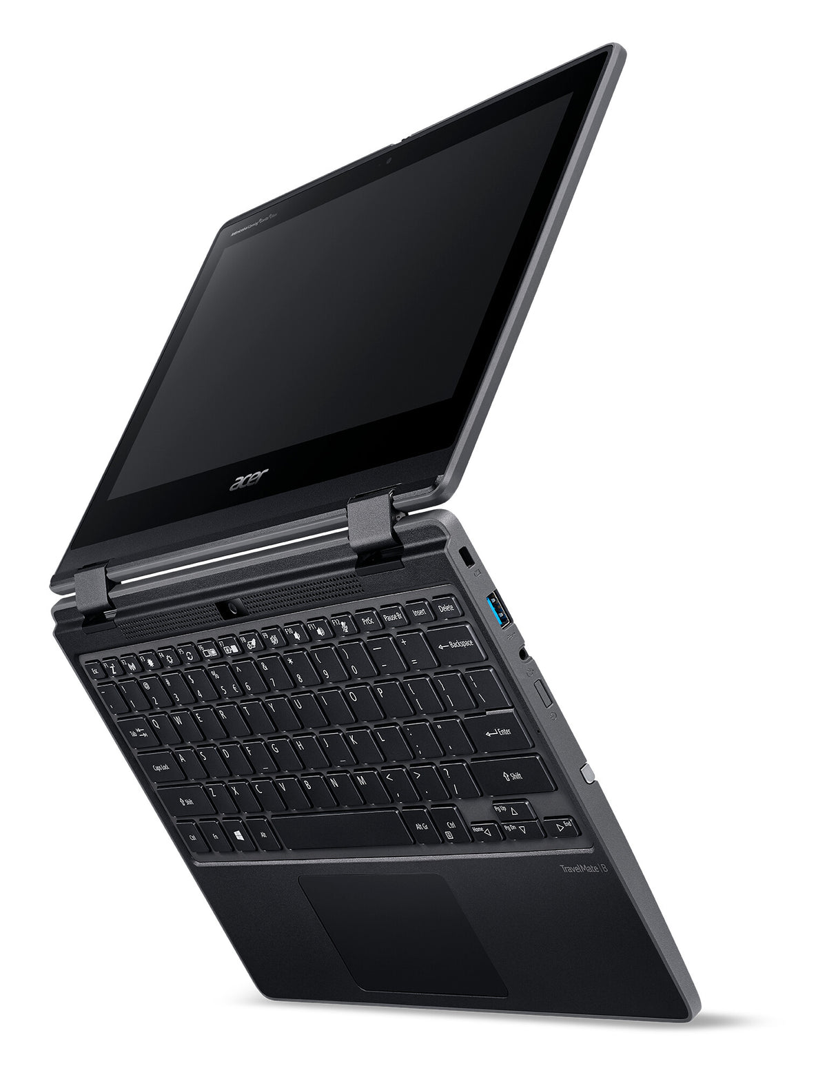 Acer TravelMate Spin B3 Hybrid (2-in-1) - 29.5 cm (11.6") - Touchscreen - Intel® Celeron® N6000 - 8 GB DDR4-SDRAM - 256 GB SSD - Wi-Fi 6 - Windows 11 Pro - Black