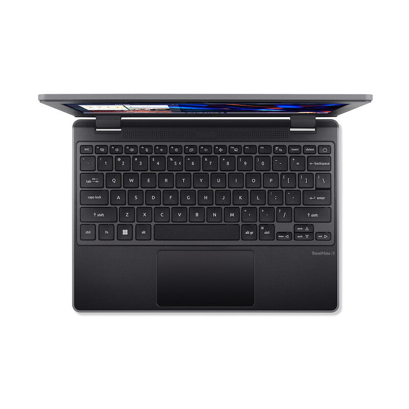 Acer TravelMate B3 Laptop - 29.5 cm (11.6&quot;) - Intel® N100 - 4 GB DDR5-SDRAM - 128 GB SSD - Wi-Fi 6E - Windows 11 Pro Education - Black