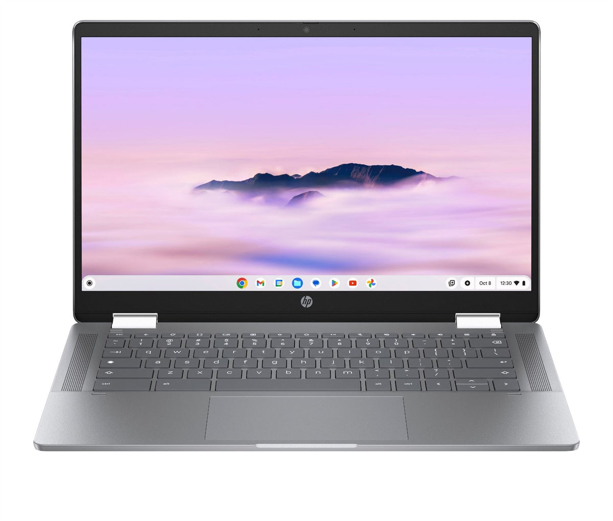 HP Chromebook x360 14b-cd0000na Intel® Core™ i3 i3-N305 35.6 cm (14") Touchscreen Full HD 8 GB LPDDR5-SDRAM 256 GB eUFS Wi-Fi 6 (802.11ax) ChromeOS Silver