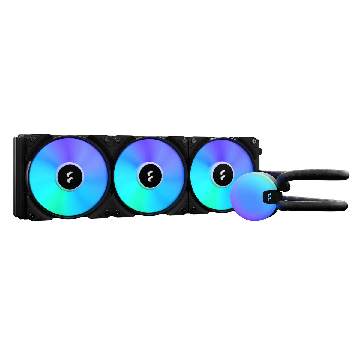 Fractal Design Lumen S36 v2 RGB - All-in-one Liquid CPU Cooler in Black - 360 mm