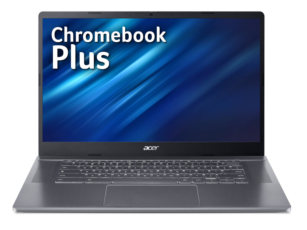 Acer Chromebook Plus 515 - 39.6 cm (15.6") - Intel® Core i5-1235U - 16 GB LPDDR5x-SDRAM - 256 GB SSD - Wi-Fi 6E - ChromeOS - Grey