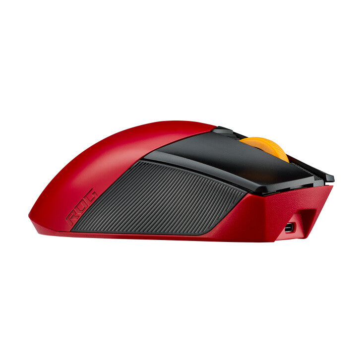 ASUS ROG Gladius III Wireless AimPoint "EVA-02 Edition" -  RF Wireless + Bluetooth + USB Type-A Optical Mouse - 36,000 DPI