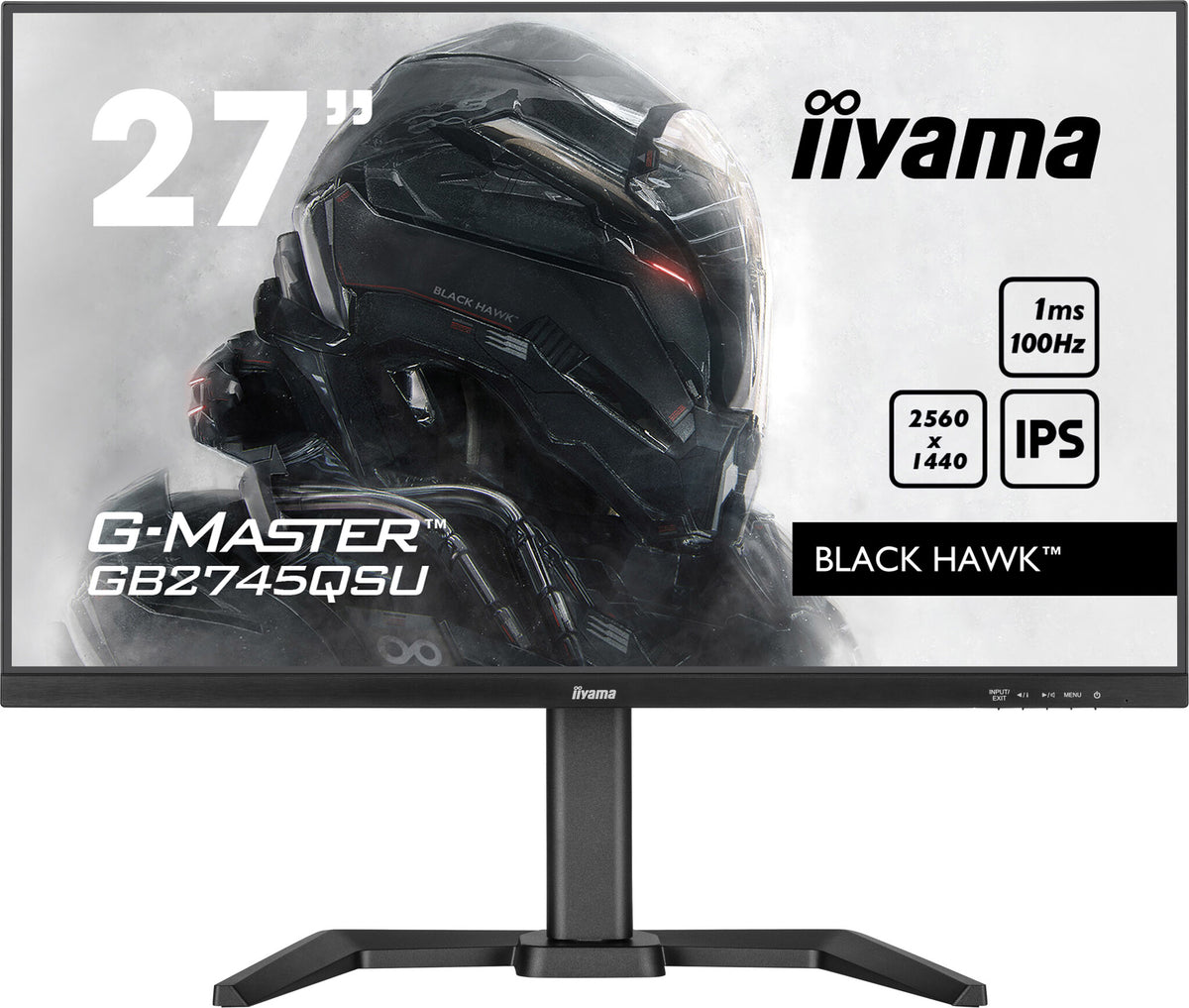 iiyama G-MASTER GB2745QSU-B1 - 68.6 cm (27") - 2560 x 1440 pixels 2K UHD LED Monitor