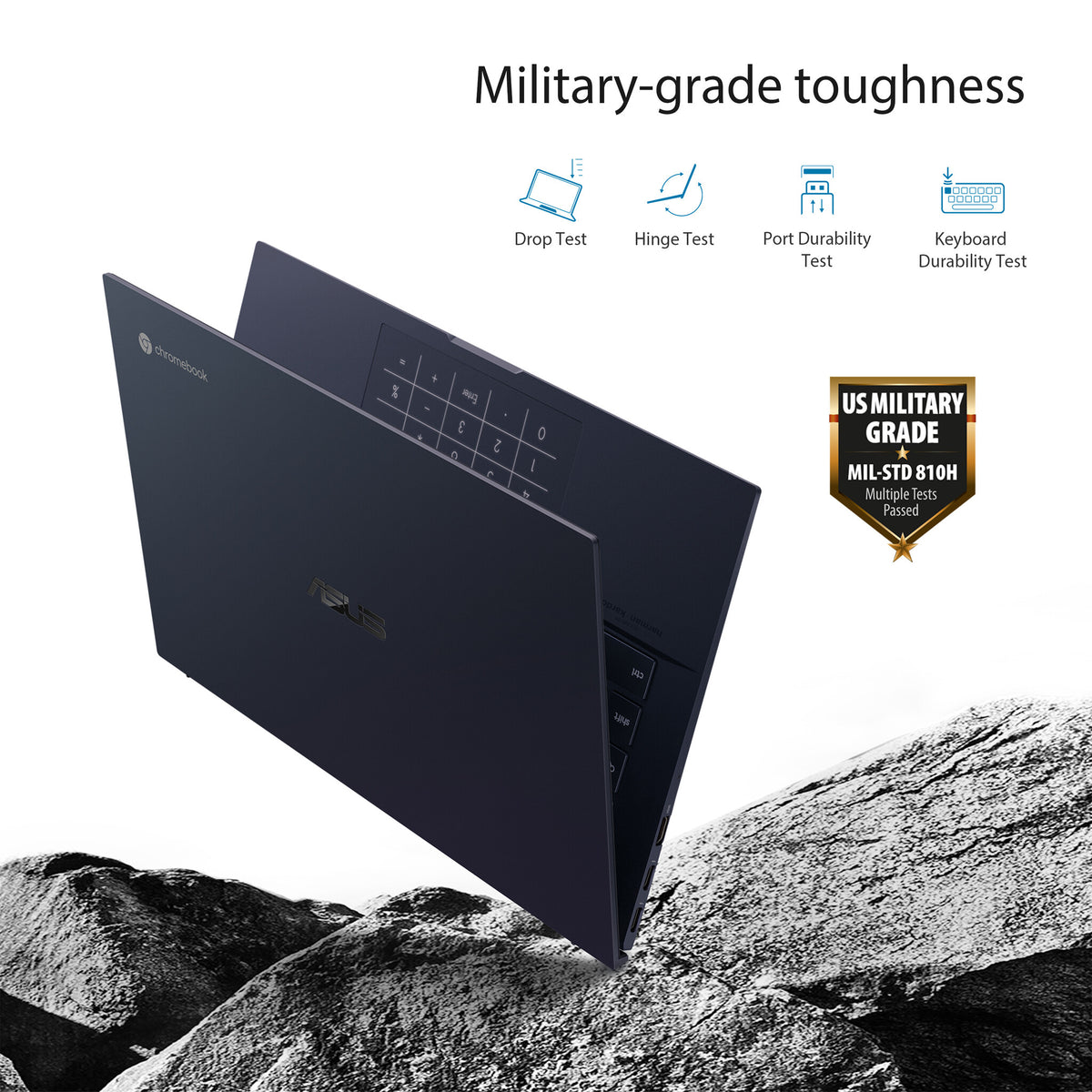 ASUS Chromebook CX9 - 35.6 cm (14") - Intel® Core™ i5-1135G7 - 8 GB LPDDR4x-SDRAM - 256 GB SSD - Wi-Fi 6 - ChromeOS - Black
