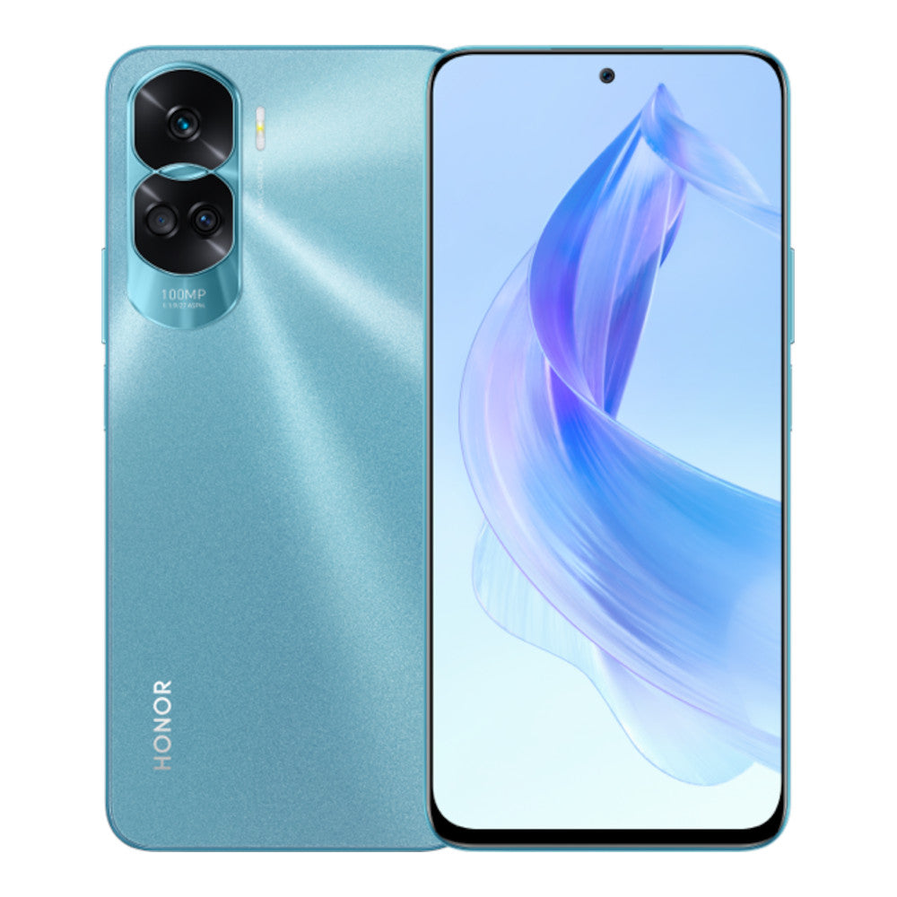 Honor 90 Lite - Cyan Lake - Front and Back