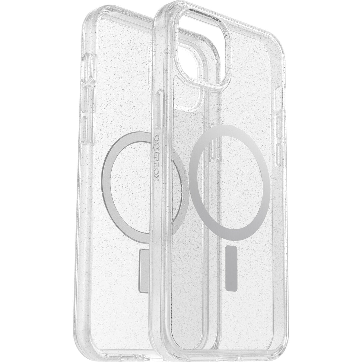 OtterBox Symmetry Series for MagSafe for iPhone 15 Plus in Stardust (Clear Glitter)