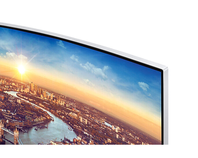 Samsung C34J791WTP computer monitor 86.4 cm (34") 3440 x 1440 pixels UltraWide Quad HD QLED Silver, White