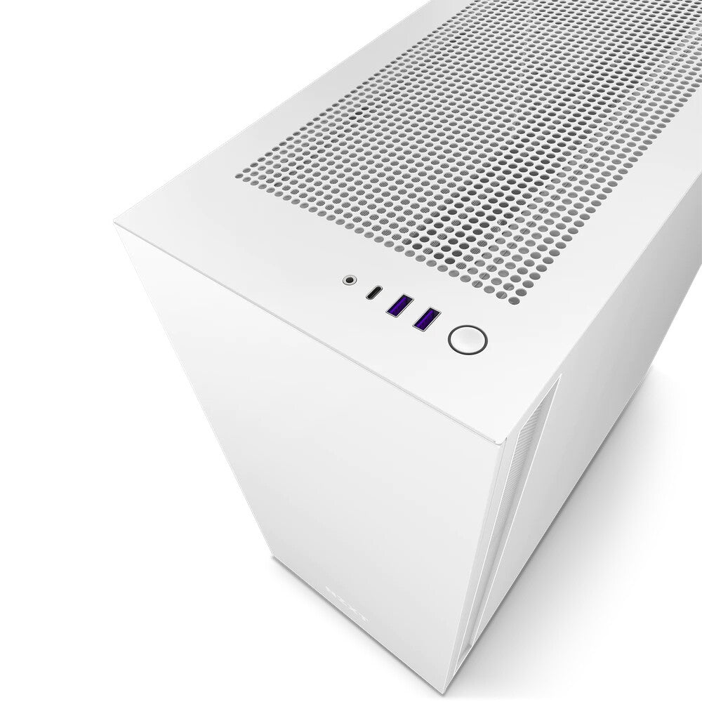 NZXT H7 - ATX Mid Tower Case in White