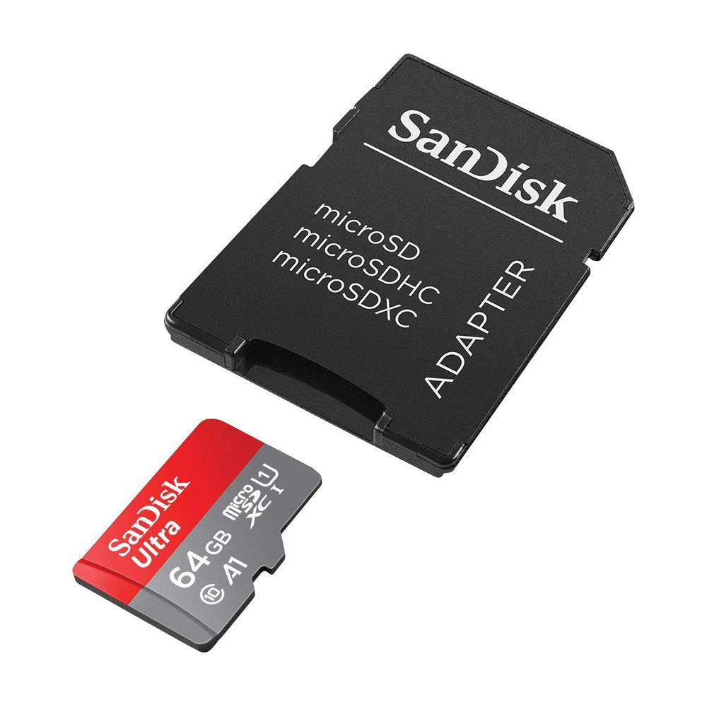 Sandisk Ultra A1 64GB Micro SD Memory Card with Adapter