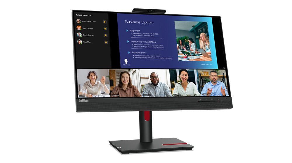 Lenovo ThinkVision T24V-30 - 60.5 cm (23.8") - 1920 x 1080 pixels FHD LED Monitor