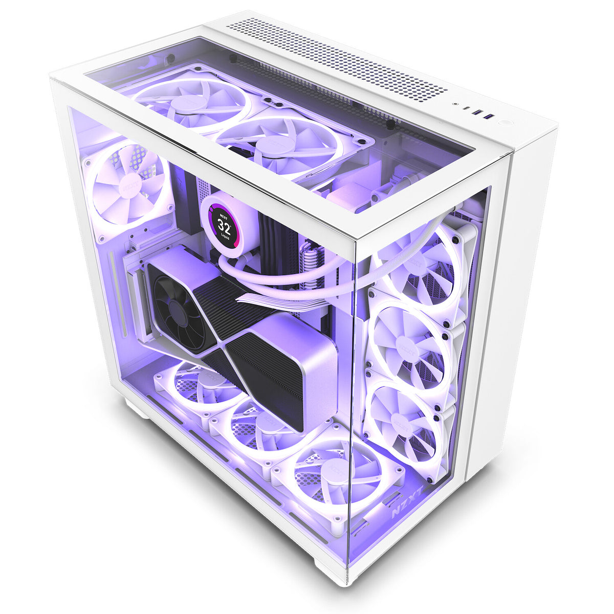 NZXT H9 Elite Midi Tower in White