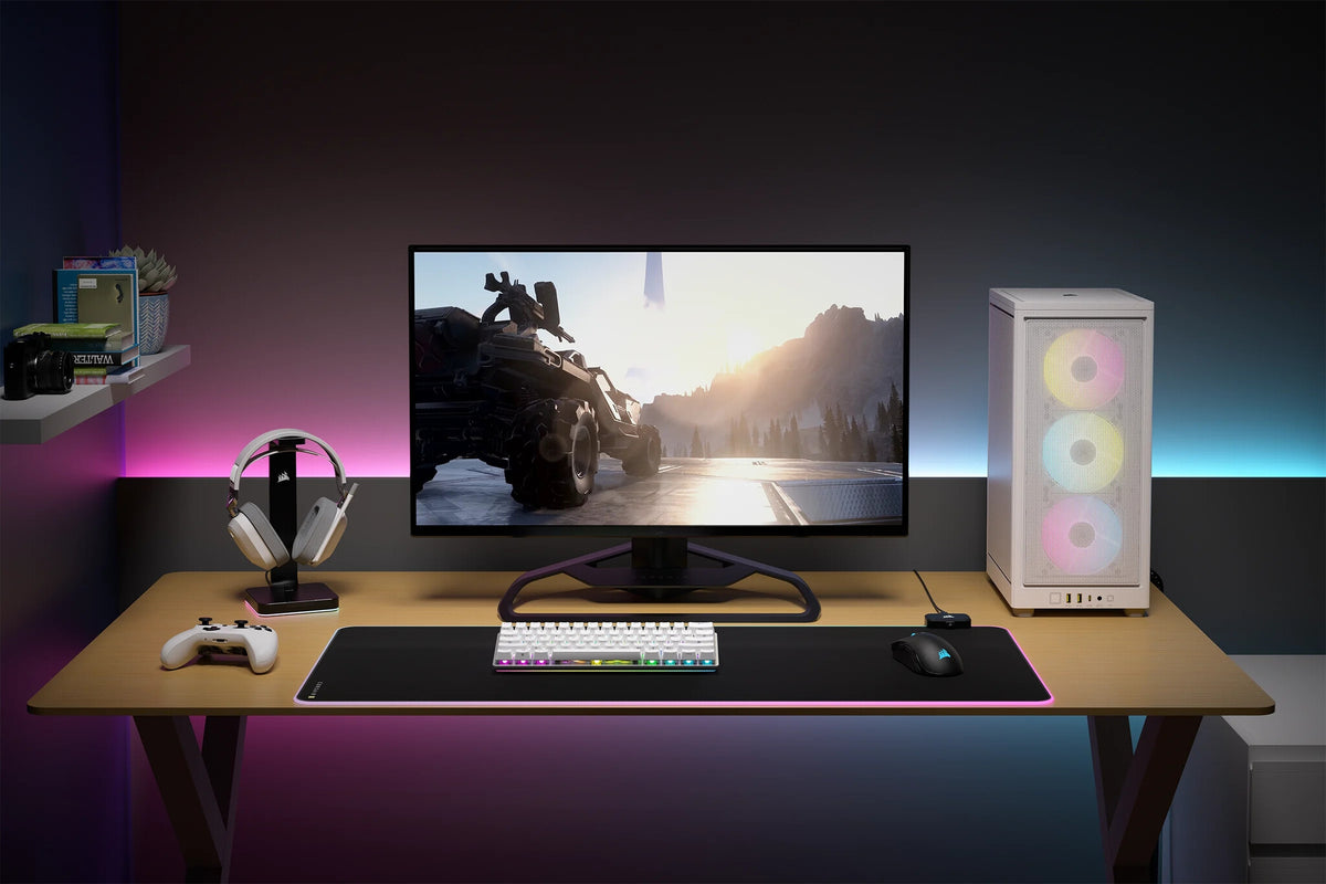 Corsair 2000D RGB AIRFLOW - Mini ITX Tower Case in White