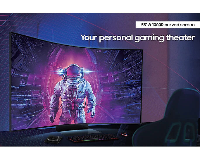 Samsung Odyssey Ark S55BG970NU - 139.7 cm (55") - 3840 x 2160p 4K Ultra HD Monitor