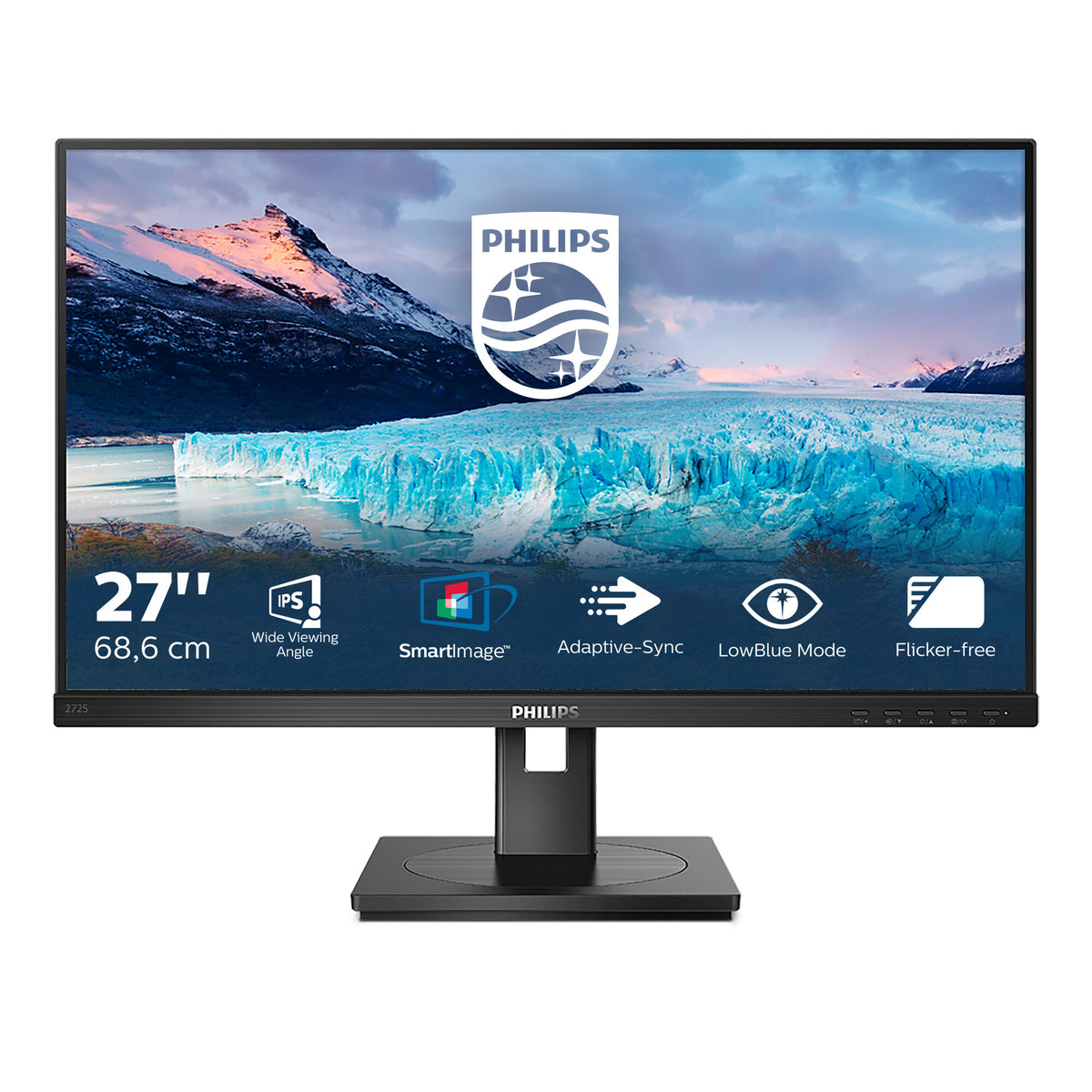 Philips S Line 272S1AE/00 LED display 68.6 cm (27&quot;) 1920 x 1080 pixels Full HD LCD Black