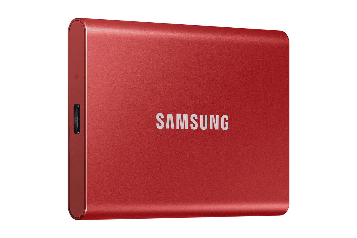 Samsung T7 1 TB Portable SSD in Red