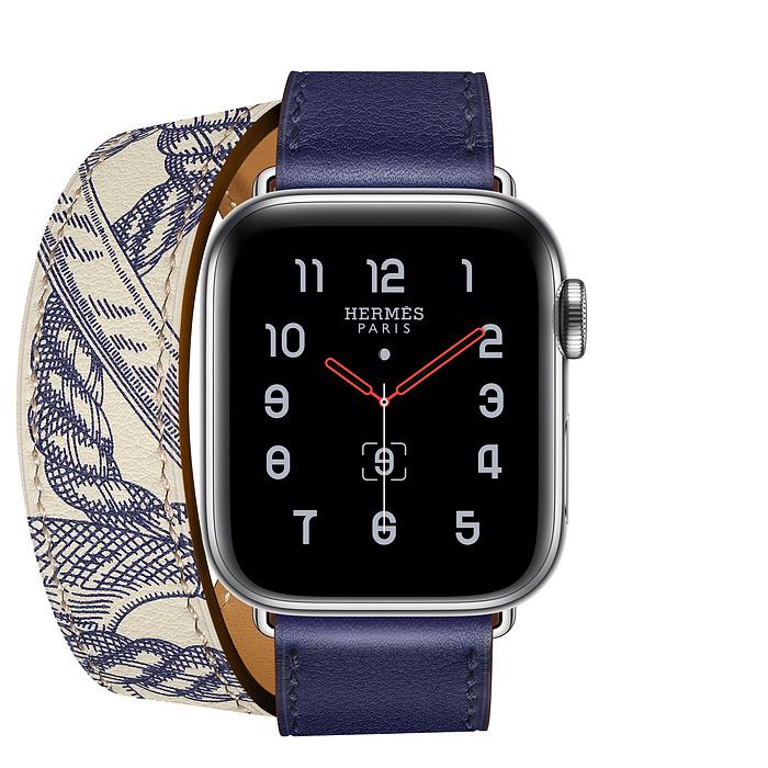 Apple Watch Series 5  - Stainless Steel - Hermes Double Tour