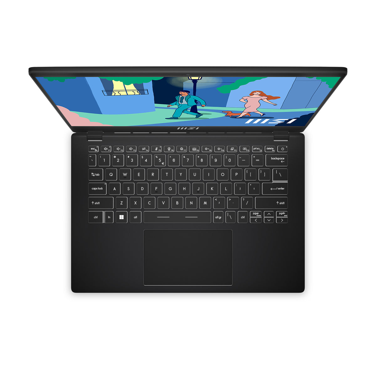 MSI Modern 14 Laptop - 35.6 cm (14") - Intel® Core™ i3-1215U - 8 GB DDR4-SDRAM - 512 GB SSD - Wi-Fi 6 - Windows 11 Home - Black