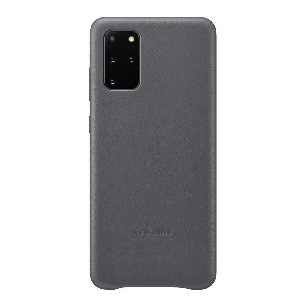 Samsung Galaxy S20 Plus Leather Cover - Gray