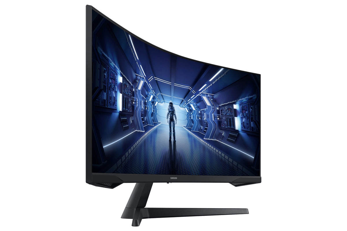 Samsung Odyssey C34G55TWWP computer monitor 86.4 cm (34") 3440 x 1440 pixels UltraWide Dual Quad HD LED Black