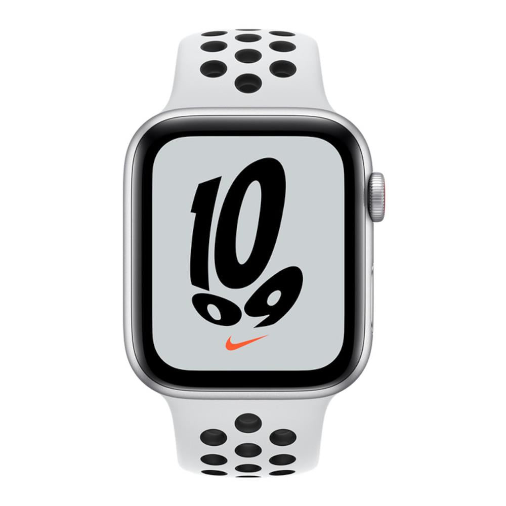 Apple Watch SE Nike OLED 44 mm Digital 368 x 448 pixels Touchscreen 4G Silver Wi-Fi GPS (satellite)