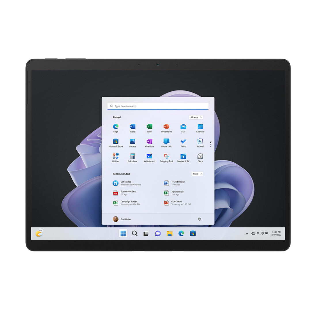 Microsoft Surface Pro 9 - 512 GB - 33 cm (13") - Intel® Core™ i5 - 8 GB - Wi-Fi 6E - Windows 11 Pro - Graphite
