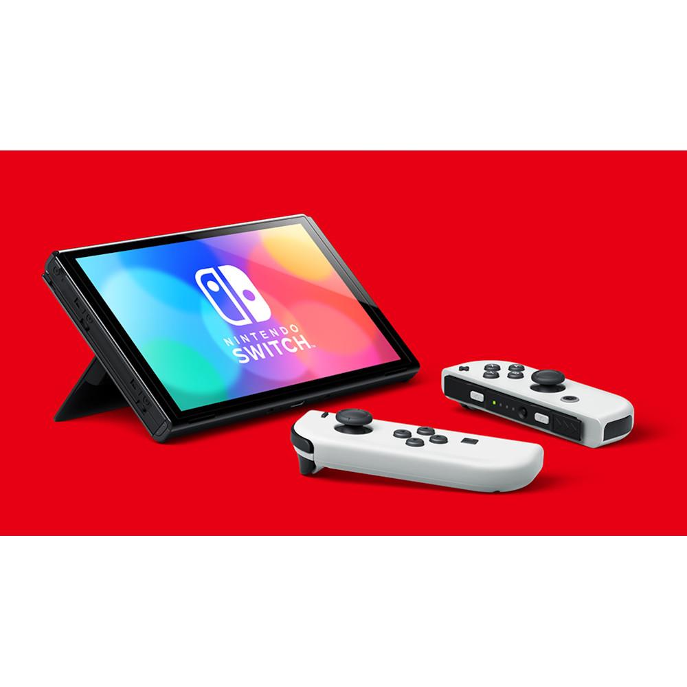 Nintendo Switch (OLED Model) - Neon Red and Blue