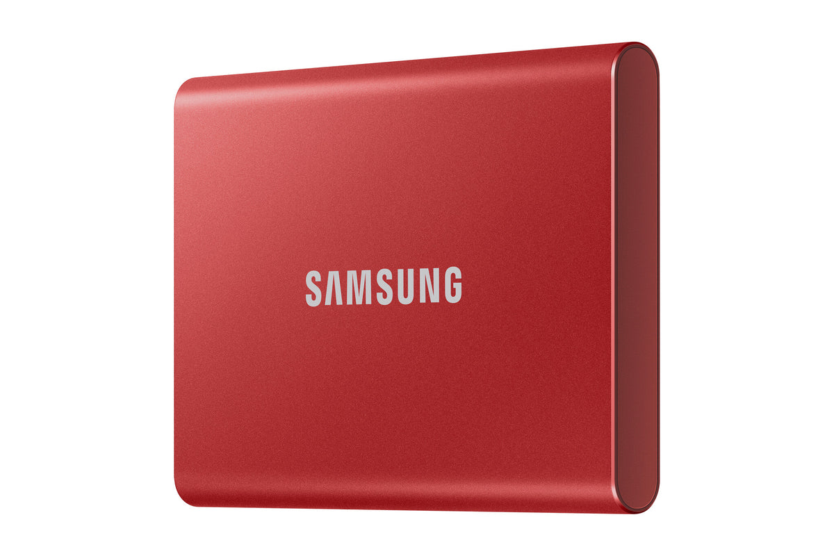 Samsung T7 1 TB Portable SSD in Red