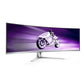 Philips 49M2C8900/00 - 124.2 cm (48.9") - 5120 x 1440 pixels Dual QHD QD-OLED Monitor in White