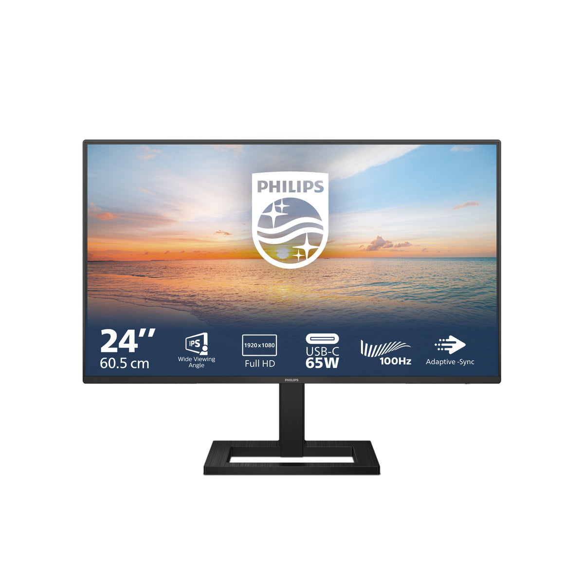 Philips 1000 series 24E1N1300AE - 60.5 cm (23.8") - 1920 x 1080 pixels Full HD LCD Monitor