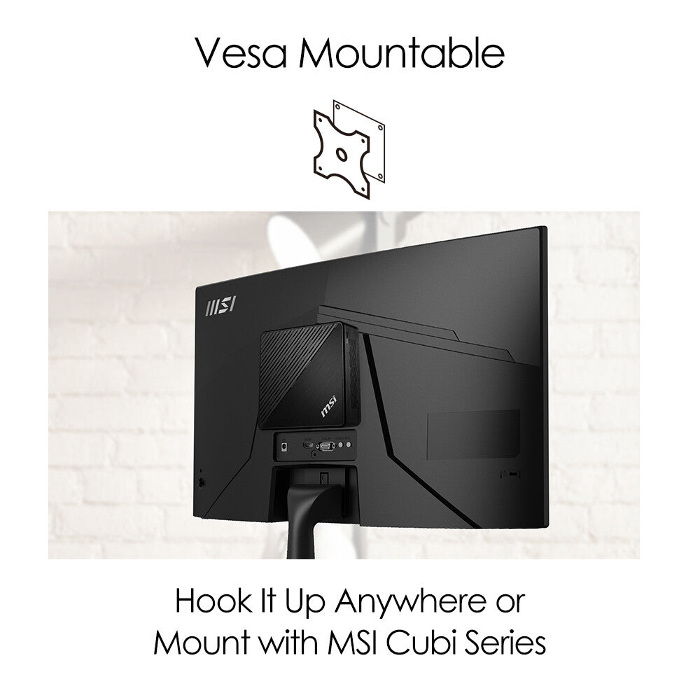 MSI Pro MP242C - 60 cm (23.6") - 1920 x 1080 pixels FHD LED Monitor